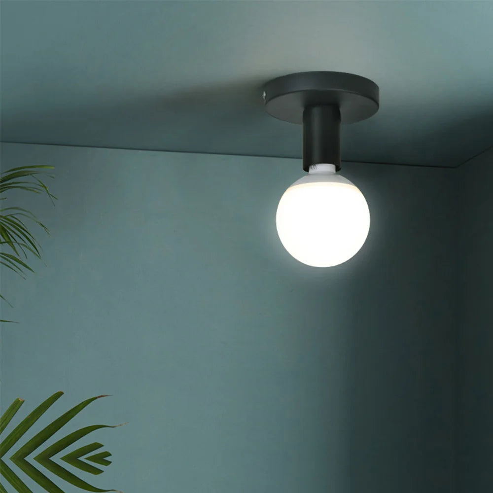 Simple vintage metal industrial pendant light