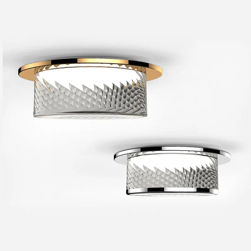 Square recessed LED spotlight for indoor decorative lighting