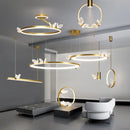 Modern romantic butterfly acrylic wall light