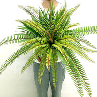 Tropical artificial palm wall hanging decoration