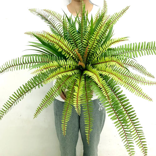 Tropical artificial palm wall hanging decoration