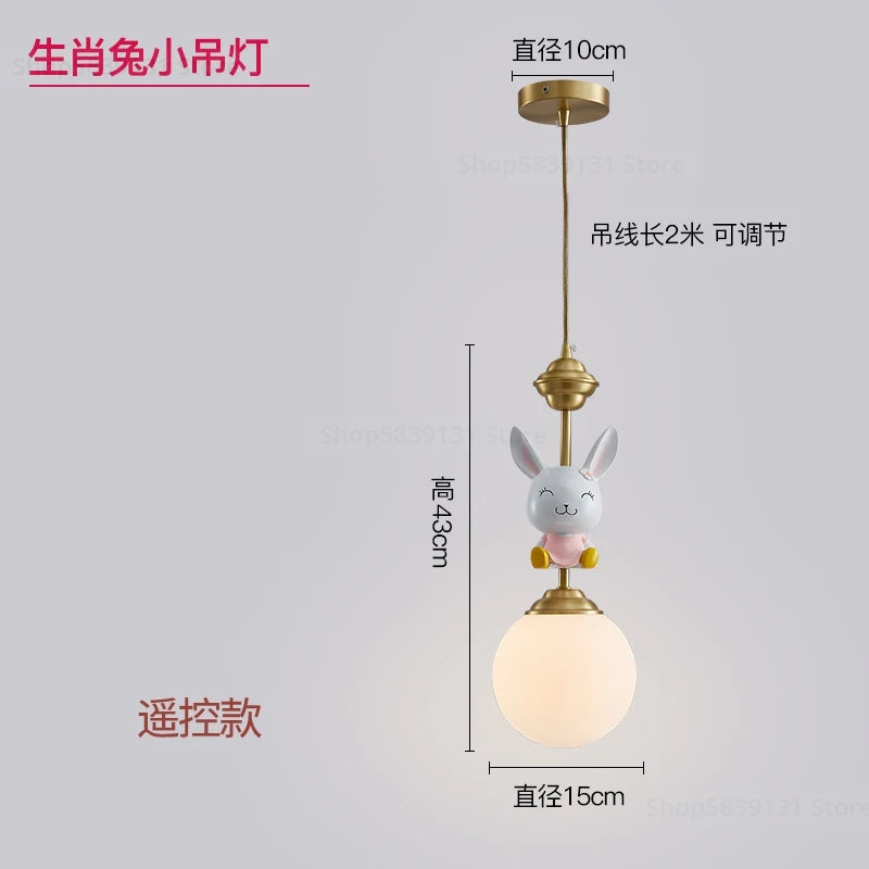 Nordic LED decorative cartoon pendant light for Christmas