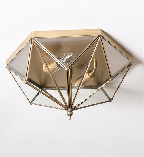 Elegant vintage ceiling light for a modern and cosy interior - vue 5 sur 6