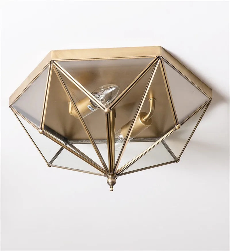Elegant vintage ceiling light for a modern and cosy interior - vue 5 sur 6