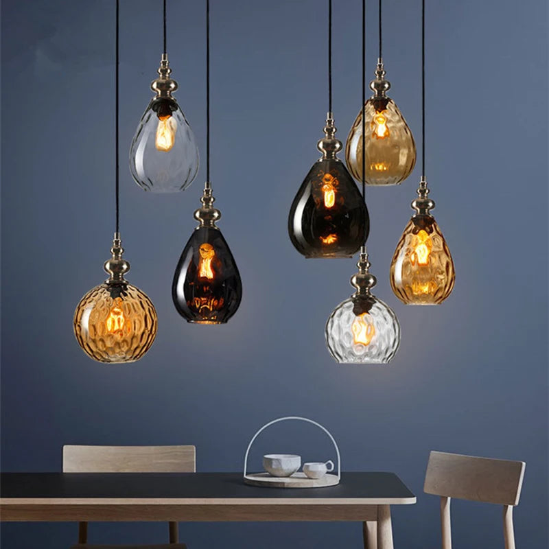Creative LED pendant light for various indoor spaces