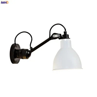 Modern adjustable nordic LED wall light IWHD wandlamp luminaria - vue 12 sur 14