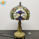 Tiffany style table lamp for decorative indoor lighting