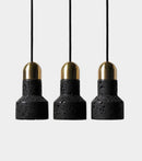 Modern industrial style cement terrazzo pendant light