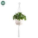 macrame hanging basket for plants crafts home decor