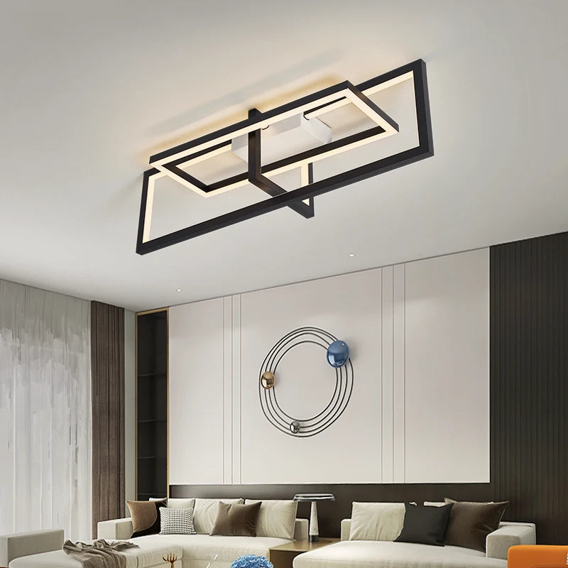 Minimalist modern acrylic LED ceiling chandelier