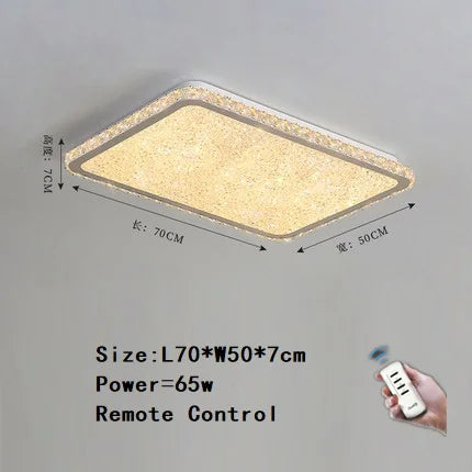 Modern stainless steel pendant light with LED and remote control - vue 21 sur 28