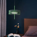 Nordic colourful designer metal pendant light with LED for indoor use