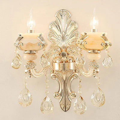 Modern crystal wall light for elegant interiors - vue 15 sur 22