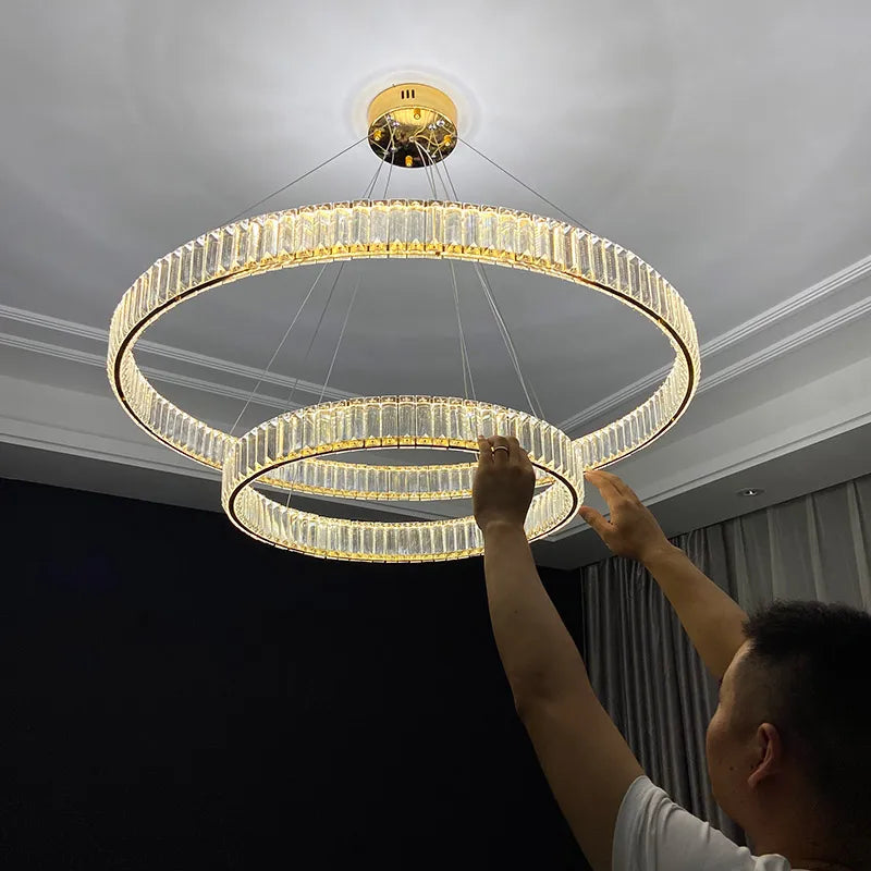 Modern crystal chandelier high-end elegant and refined design