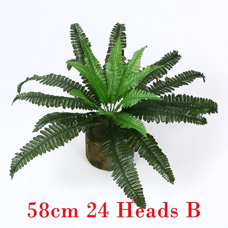 Decorative tropical artificial palm leaf bouquet for parties and events - vue 10 sur 13