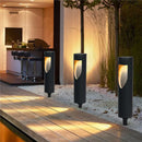 Outdoor solar LED garden lawn light IP65 modern outdoor bollard light