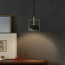 Modern natural stone chandelier for minimalist decor