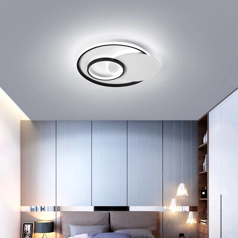 Modern aluminium ceiling light for indoor decor