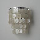 Natural shell wall light with pleasant sound