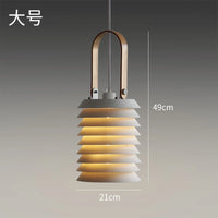 creative wooden pendant light for restaurant and kitchen