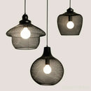 Retro loft birdcage chandelier in creative minimalist iron