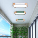 Industrial style wooden LED light for Scandinavian outdoor spaces