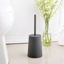 Modern toilet brush with lid and elegant design