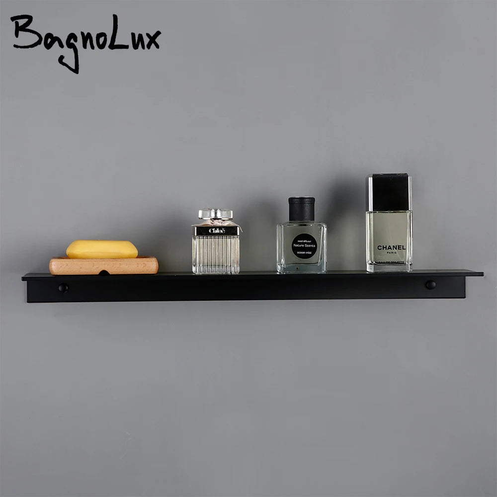 simple wall shelf for storing various accessories