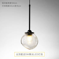 Creative Nordic glass pendant light for restaurants and shops