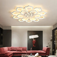 Creative hollow carved luxury LED ceiling light for interior decoration