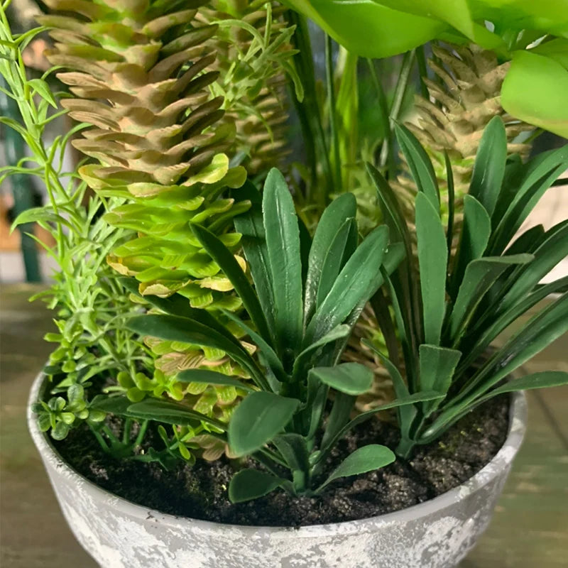 Artificial tropical cactus for desk decoration - vue 5 sur 12