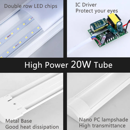 tube lumineux led pour éclairage intérieur polyvalent et moderne - vue 5 sur 14