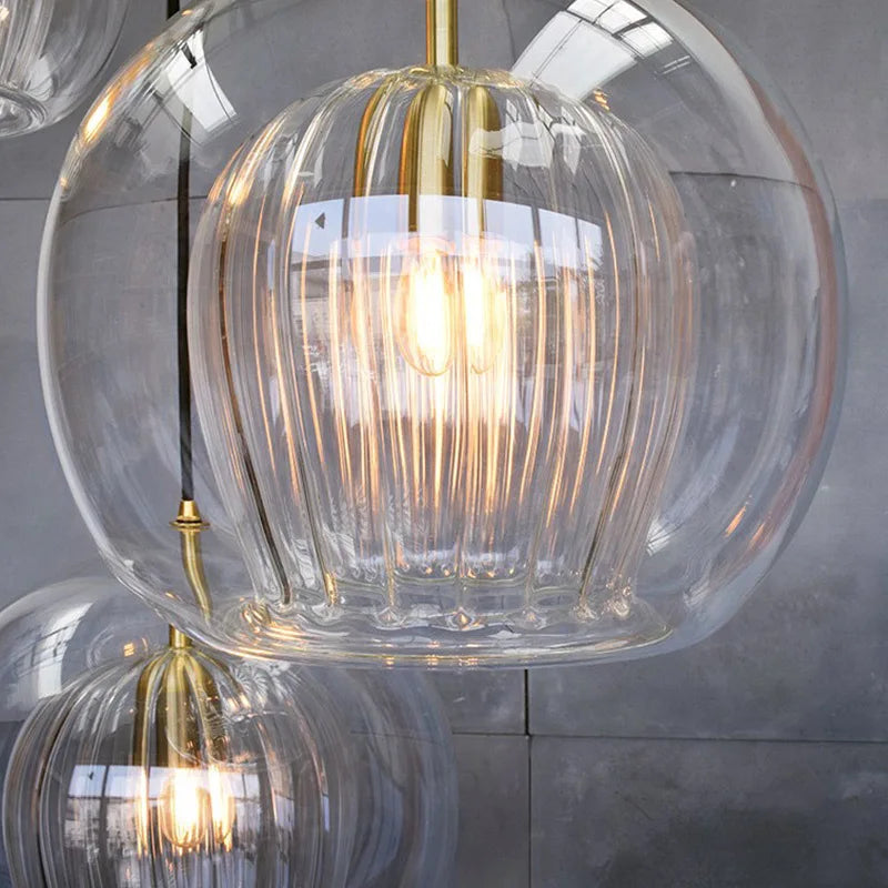 Luxury glass pendant light for modern interiors