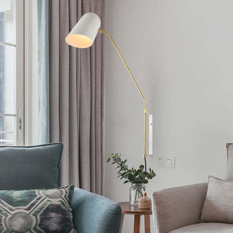 Creative industrial style wall light with simple Nordic design