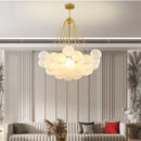 Nordic design glass bubble chandelier for a modern interior