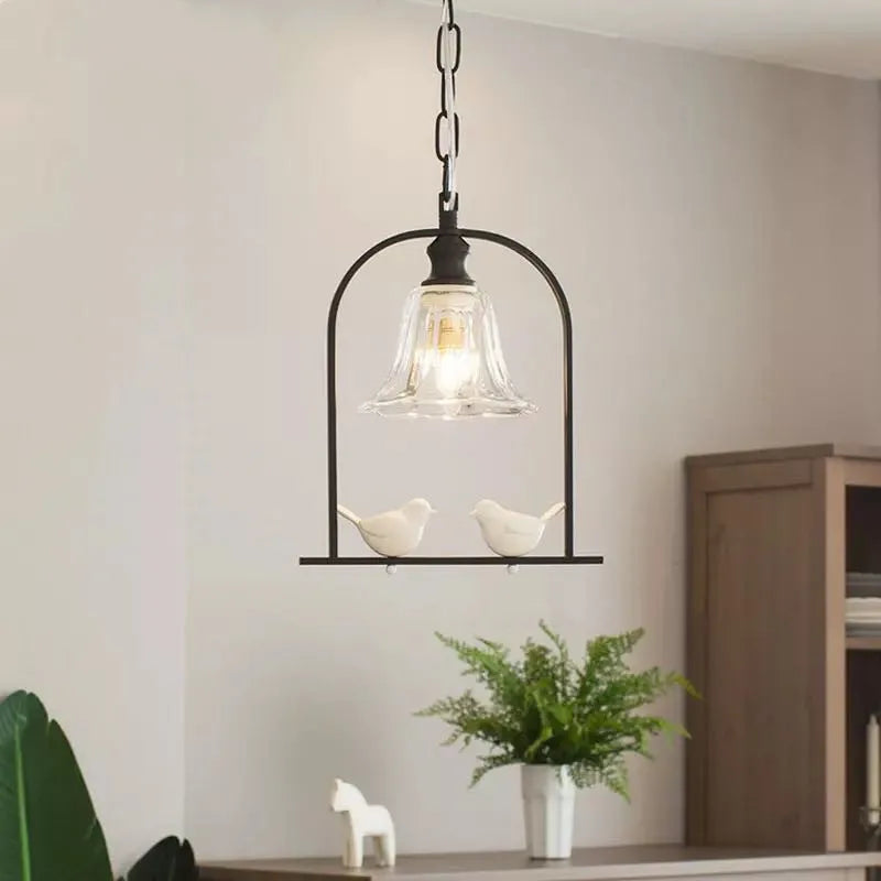 Nordic minimalist vintage pendant light for modern restaurants