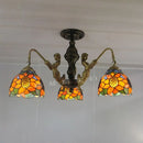 Mediterranean Tiffany mermaid chandelier for creative interiors