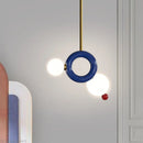 Modern minimalist resin gourd pendant light