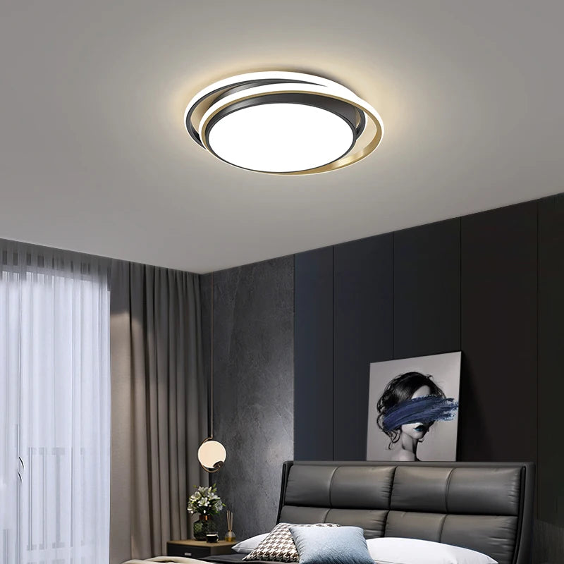 Modern ceiling lights minimalist elegant indoor lighting decoration - vue 5 sur 11