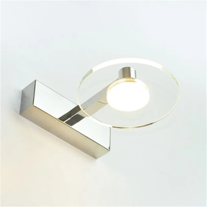 Modern moisture-resistant LED light for makeup mirror