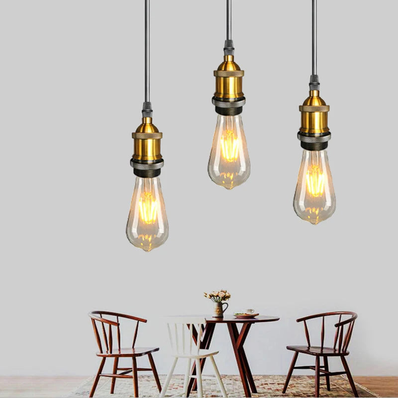 Retro aluminium industrial pendant light for interior decoration - vue 10 sur 22