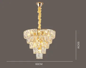Nordic design crystal chandelier for stylish interiors - vue 11 sur 12
