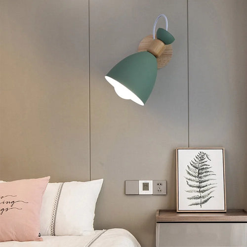 applique murale décorative pour chambre d enfants en fer et bois - vue 6 sur 6