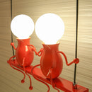 Modern iron humanoid wall light decorative indoor lamp