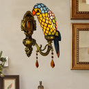 Tiffany LED wall light for unique interior decoration