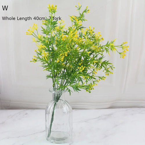 Artificial plant with 7 branches for wedding and Christmas decoration - vue 13 sur 21