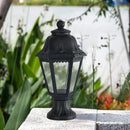 Italian design hexagonal column outdoor lamp for villas, courtyards and walkways