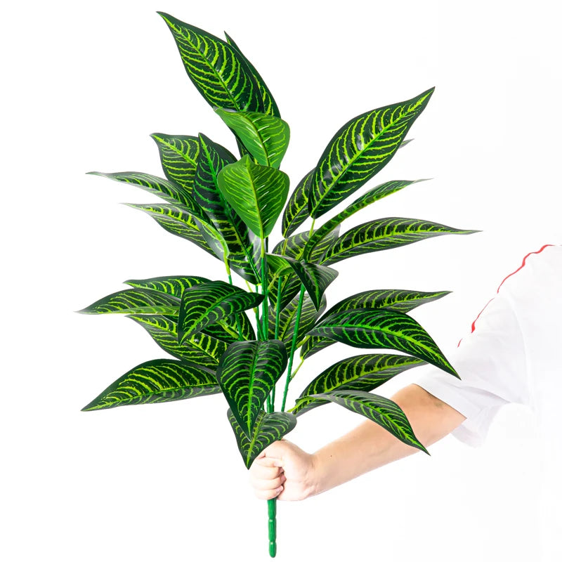 Artificial tropical foliage plants magnolia bamboo indoor decoration - vue 12 sur 13