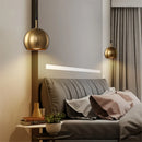 Metal and brass pendant light for industrial indoor lighting