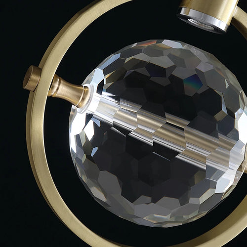 Luxury Nordic design crystal LED pendant light - vue 5 sur 8